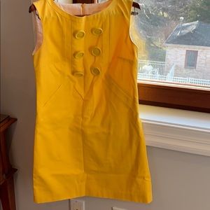 Julie Haus size 2 yellow dress